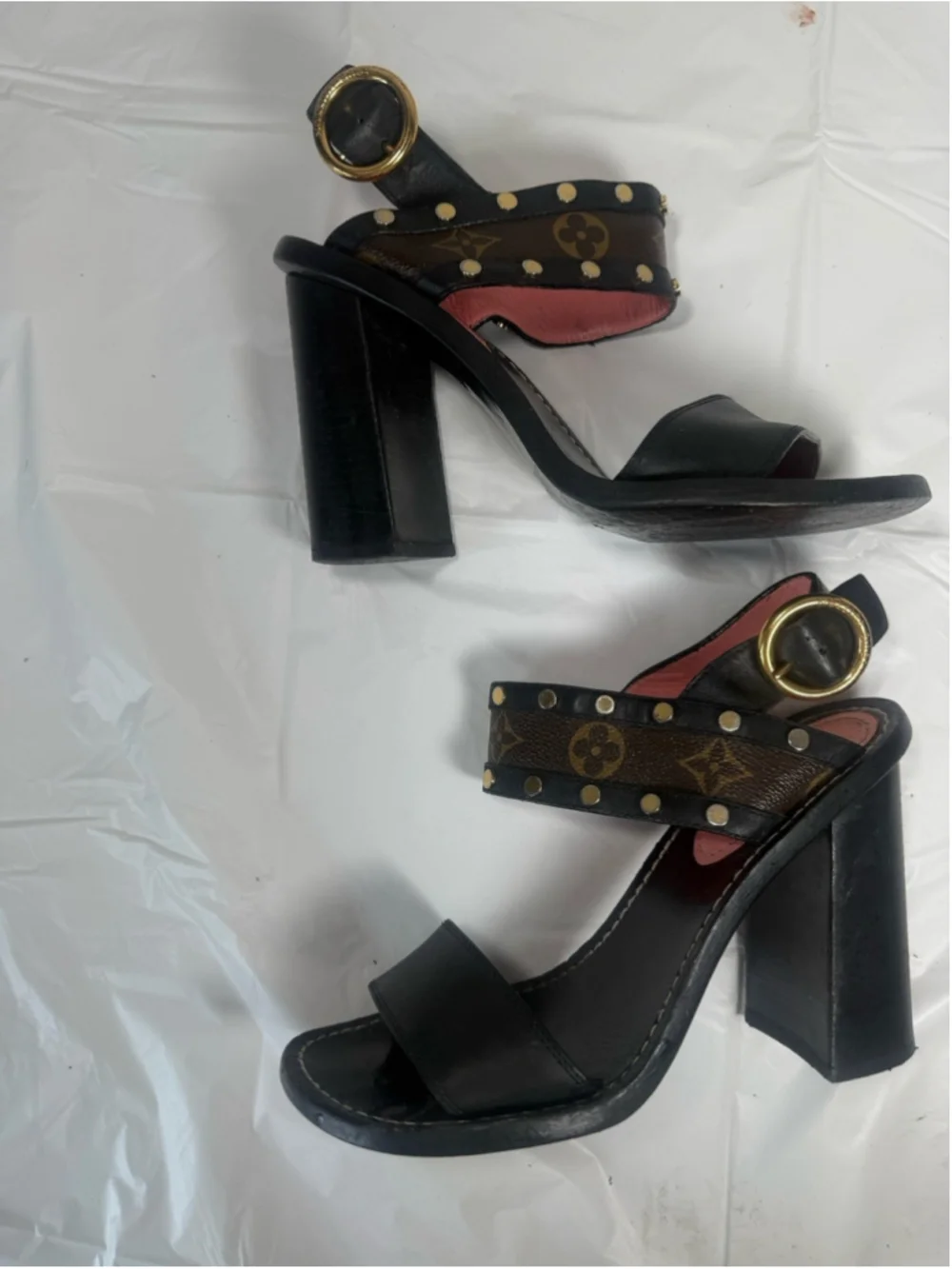 Designer Louis Vuitton Size 8 38 Passenger Style Sandal Women's Heels - Picture 14 of 16